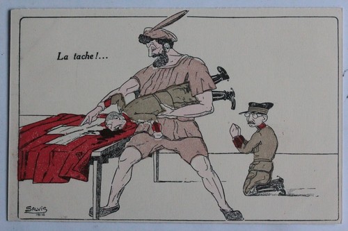 Illustrated postcard salvic - illustrated,