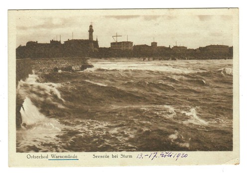 Postcard warnemünde lake - warnemünde,,