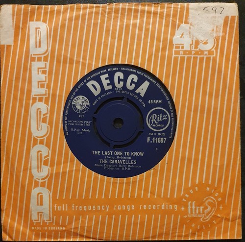 The caravelles you don - you, don't